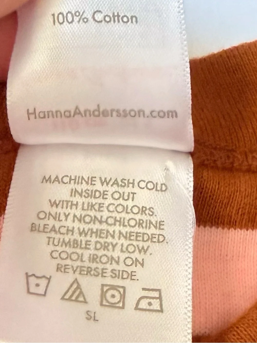 Hanna Andersson Striped Short-Sleeve Pajama Set - Pink & Brown